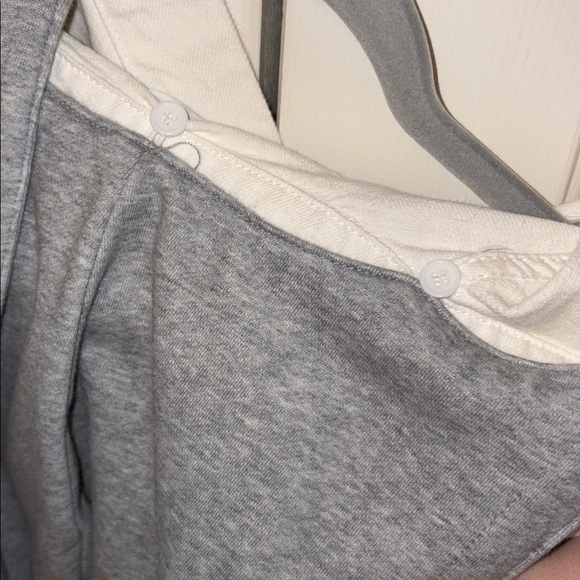 Dance & Marvel White and Gray Distressed Denim Jacket - Picture 6 of 6